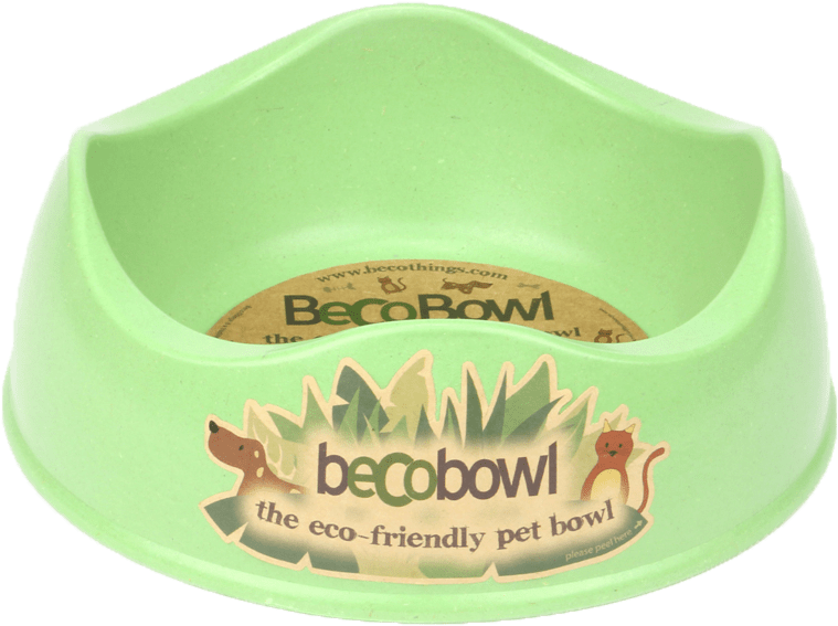 Medium Beco Dog Bowl Green - Serveware (1400x983), Png Download