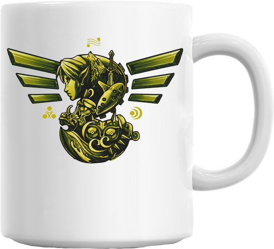 Legend Of Zelda - Mug (629x579), Png Download