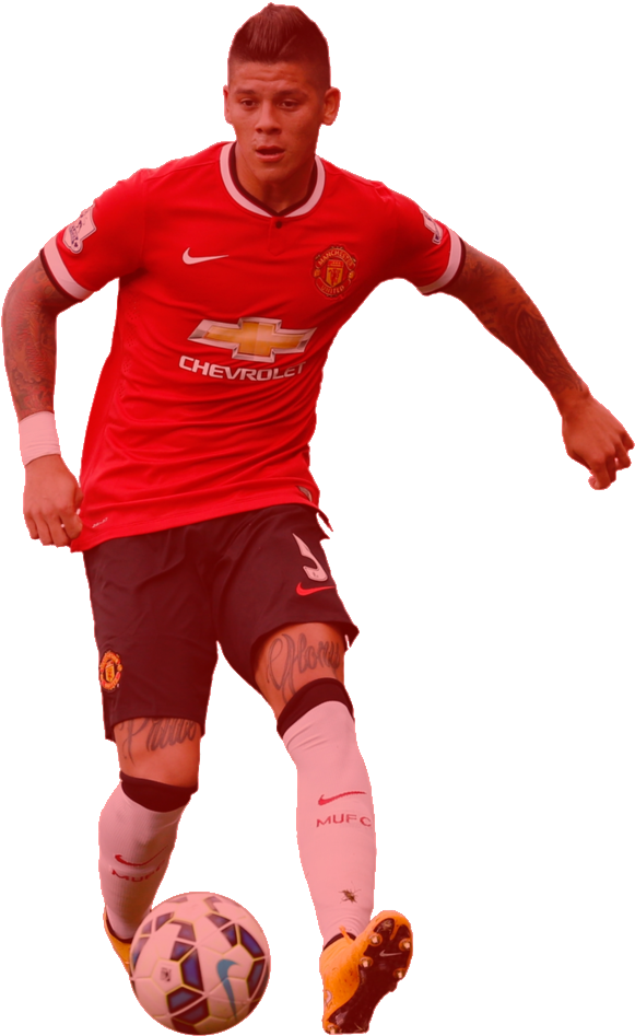 Post - Marcos Rojo No Background (758x1053), Png Download