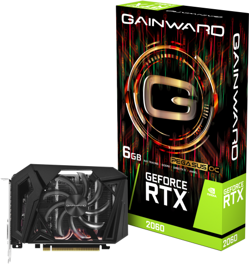 Gainward Geforce Rtx 2060 (603x640), Png Download