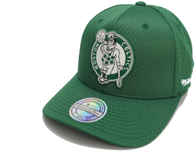 Boston Celtics Mitchell & Ness Jersey Logo 110 Flex - Baseball Cap (800x534), Png Download