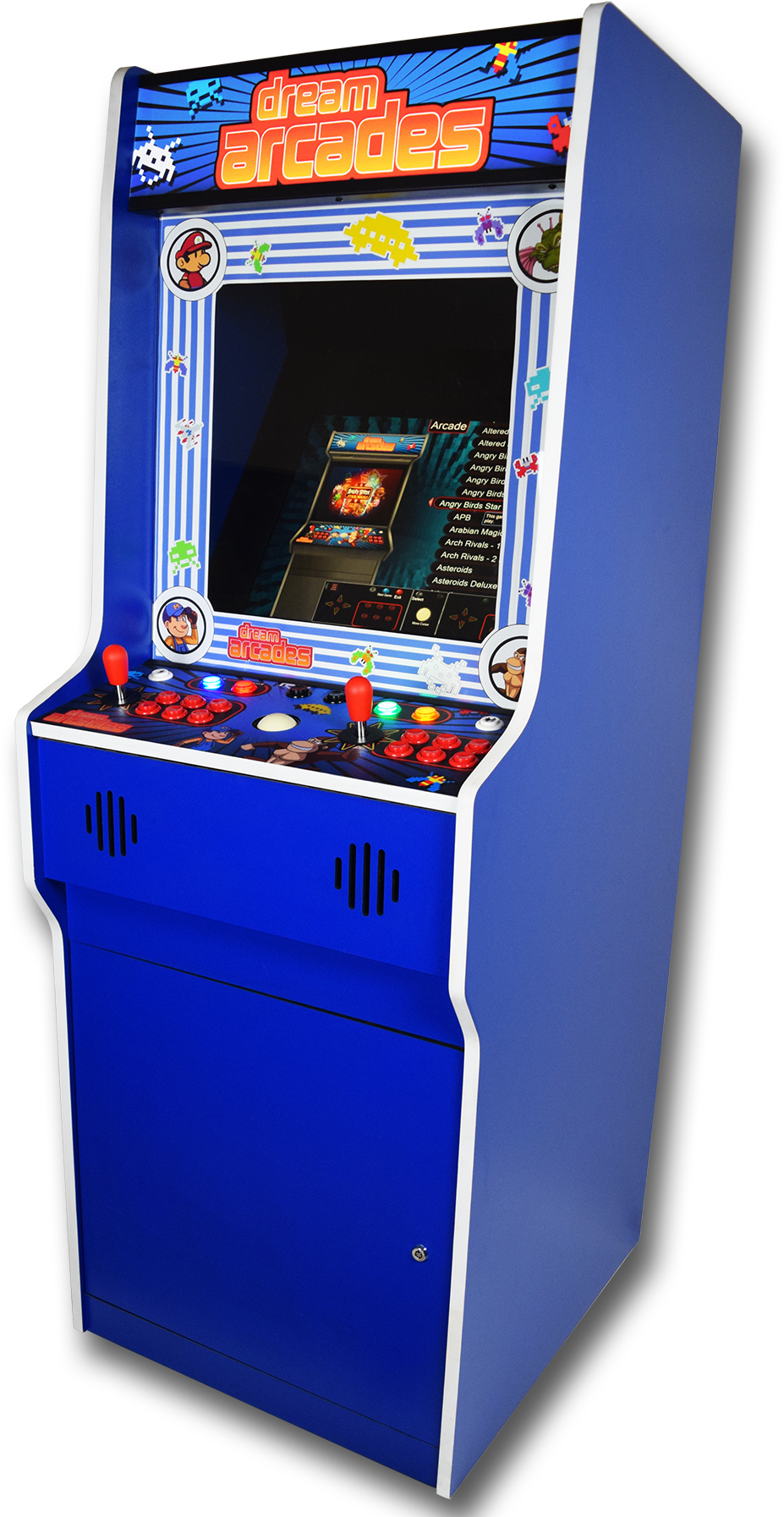 Dreamcade Retro Edition - Video Game Arcade Cabinet (1000x1800), Png Download