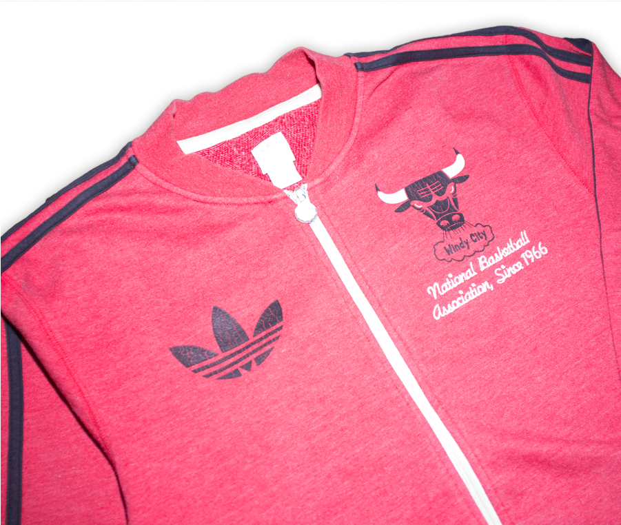 Vintage Adidas Chicago Bulls Zip Jacket - Chicago Bulls (900x900), Png Download