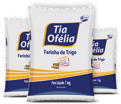 Farinha De Trigo Tia Ofélia Plástico 1 Kg - Tia Ofelia (600x540), Png Download
