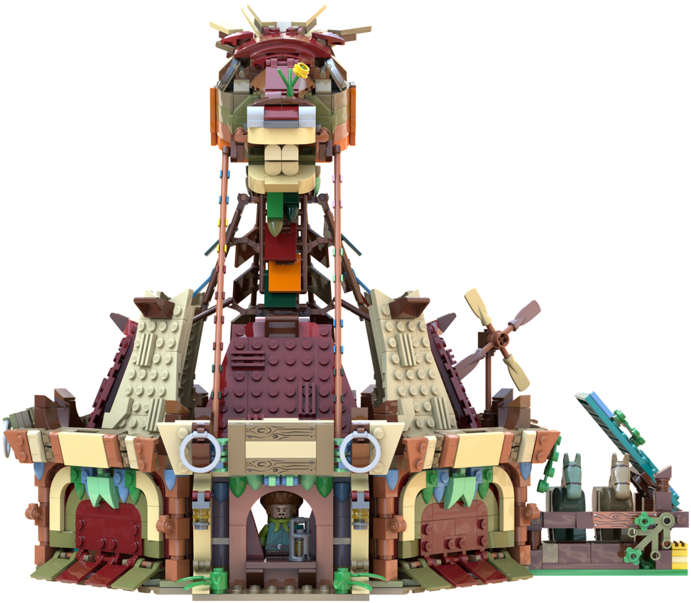 Zelda Breath Of The Wild Lego - Amusement Ride (1600x900), Png Download