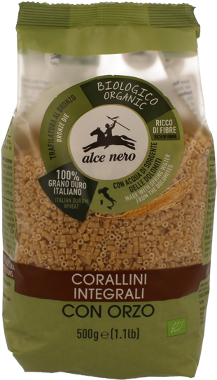 Organic Barley Corallini - Alphabet Pasta (640x640), Png Download