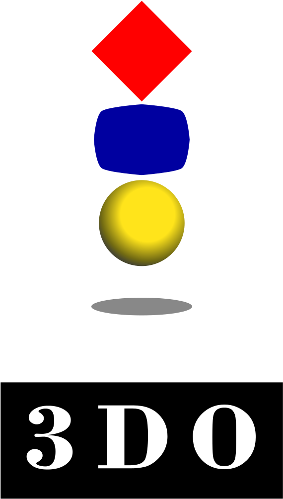 3do Interactive Multiplayer Logo (597x1023), Png Download
