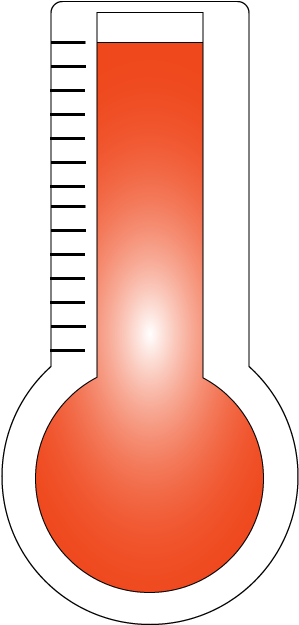Check To See How Full The Thermometer Is To See How - Graphic Design (720x720), Png Download
