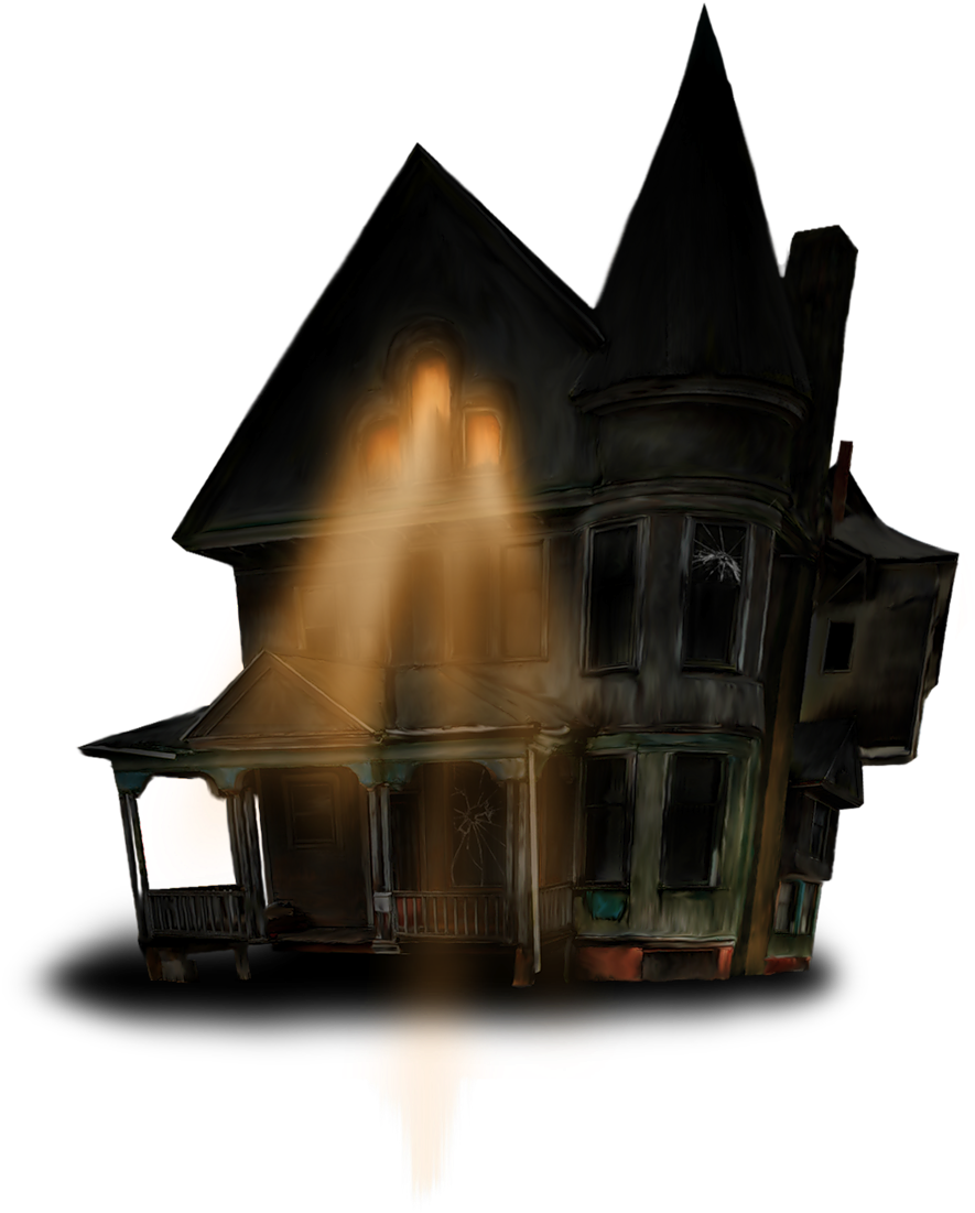 Halloween Maisons - Halloween House Png (1280x1185), Png Download