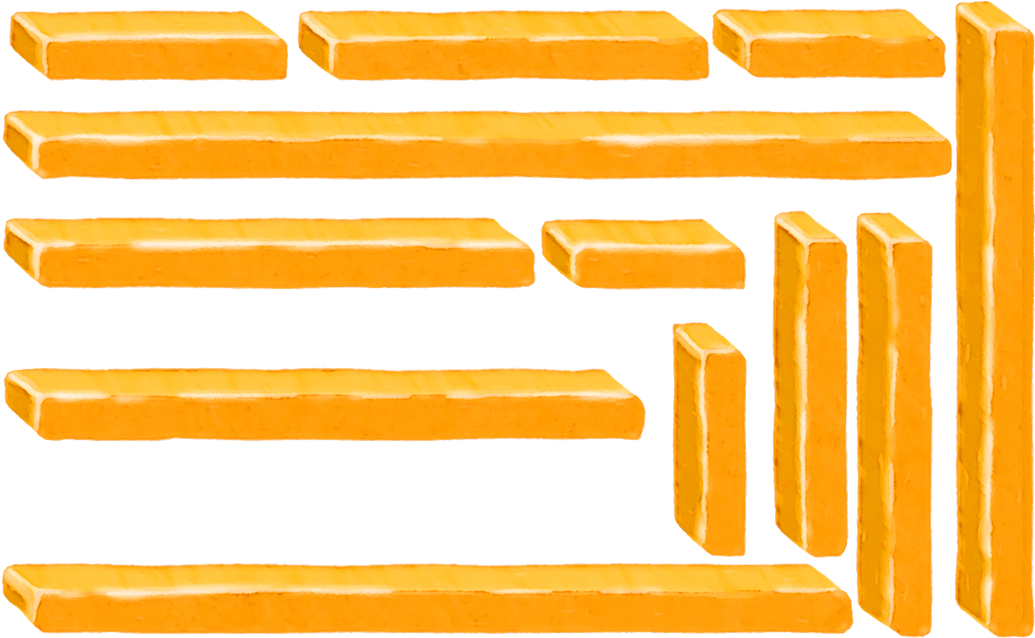 Gold Bar Platforms - Illustration (1500x928), Png Download