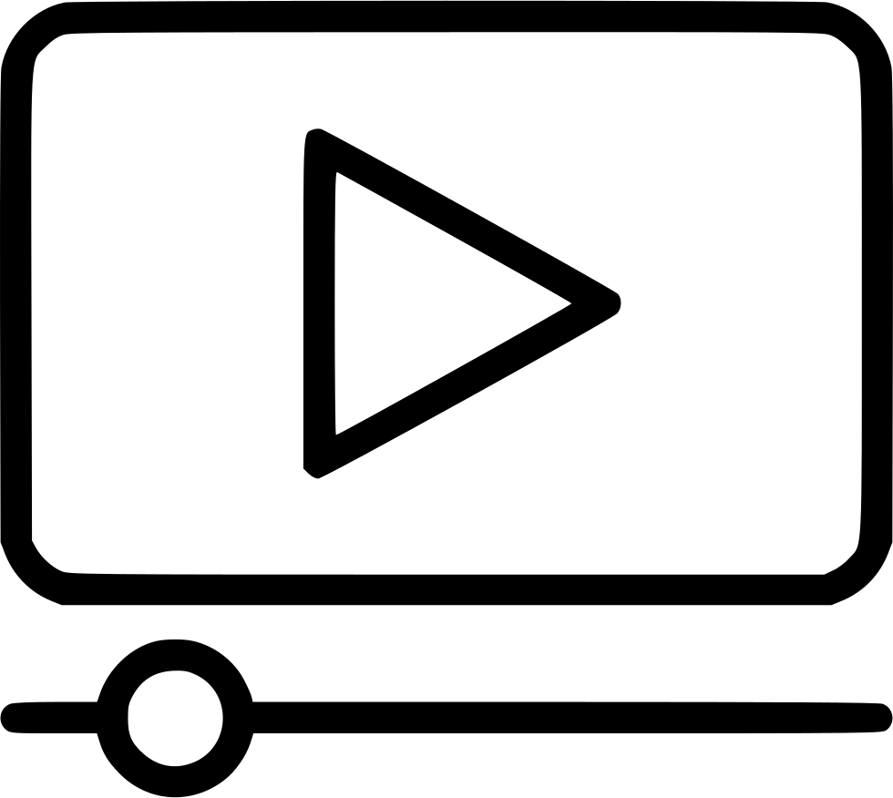 Png File Svg - Tv Play Icon (980x876), Png Download