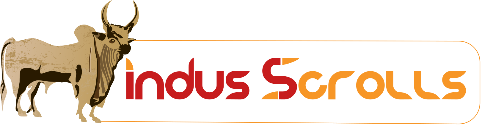 Indus Scrolls - Carmine (1621x426), Png Download