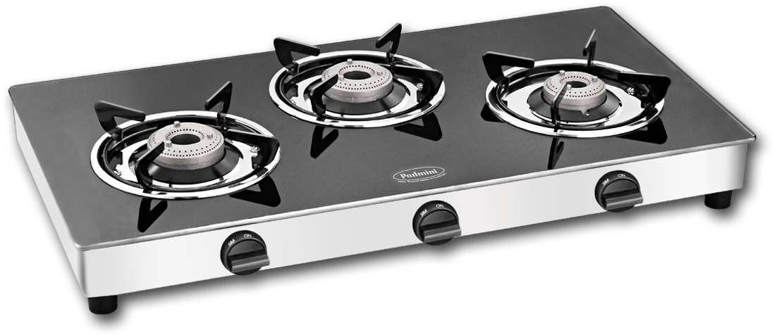 Three Burner Gas Stove - Gas Stove (1200x1200), Png Download