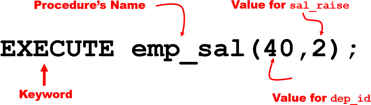 Calling Notation For Pl/sql Subroutines In Oracle Database - Calligraphy (1321x394), Png Download