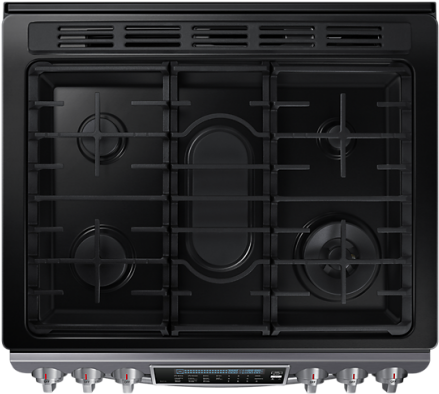 Gas Clipart Stove Top Burner - Samsung Chef Nx58h9500w - Gas (650x650), Png Download