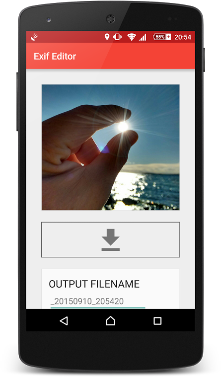 Exif Photo Tag Editor For Android - Smartphone (532x900), Png Download