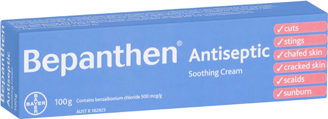 Bepanthen Antiseptic Cream - Bepanthen Cream (715x546), Png Download
