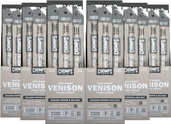 Venison Snack Sticks - Box (600x785), Png Download