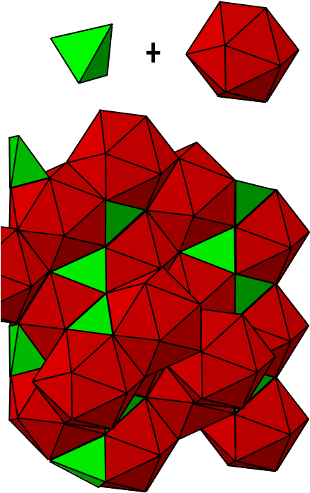 Alternated Bitruncated Cubic Honeycomb - Triangle (440x720), Png Download