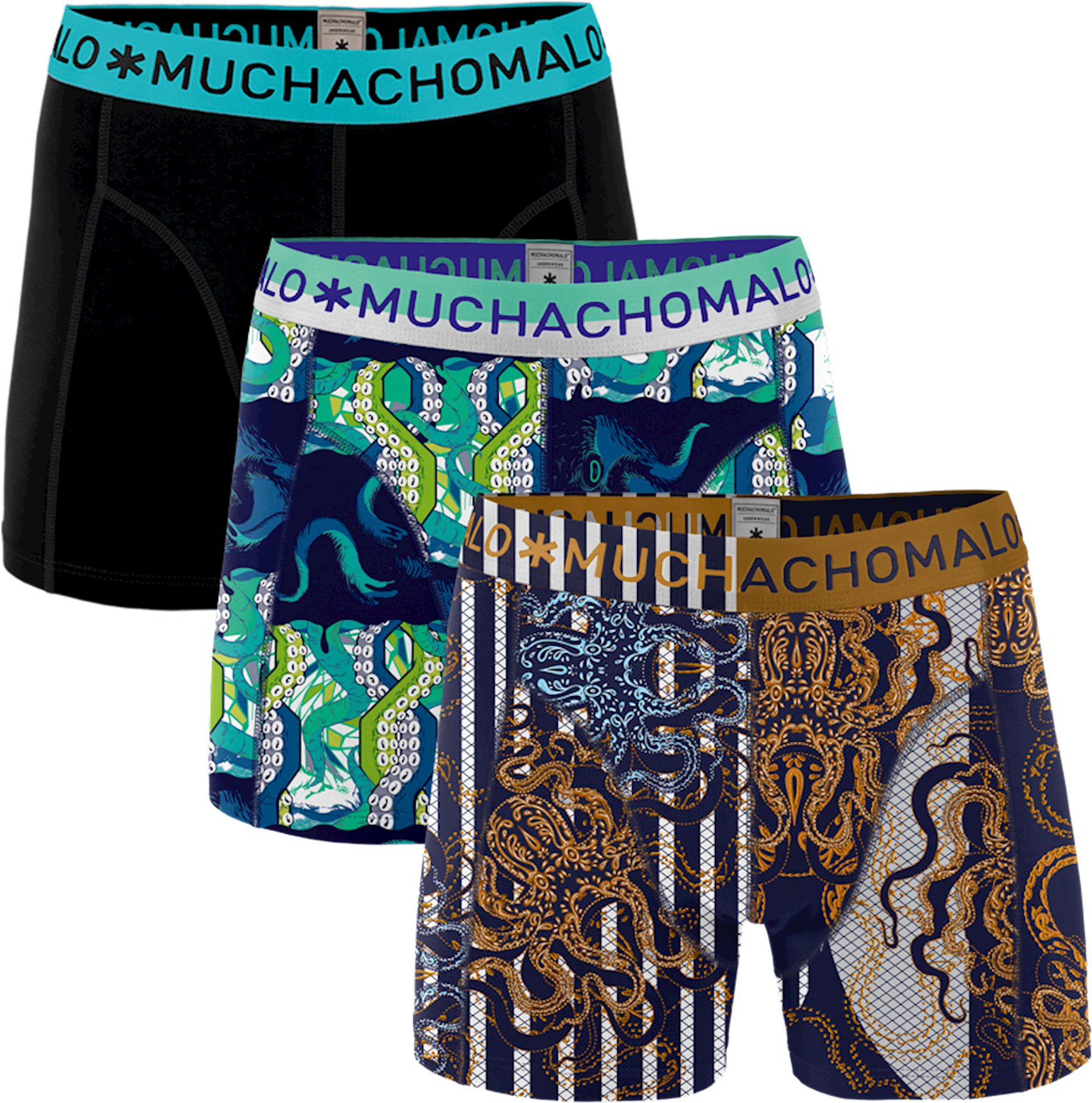 Men 3-pack Boxershort Release The Kraken - Muchachomalo (1920x1920), Png Download