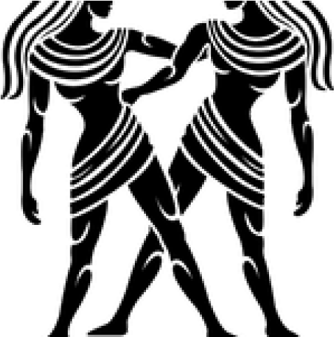 Celtic Knot Clipart Gemini - Gemini Zodiac Sign Png (640x480), Png Download