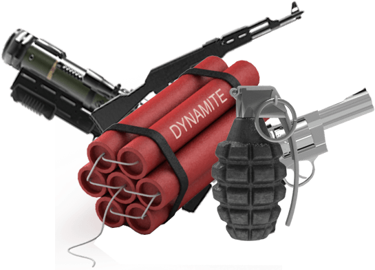 Have You Ever Realised Dangerous Weapons Arround While - Gun Barrel (843x508), Png Download