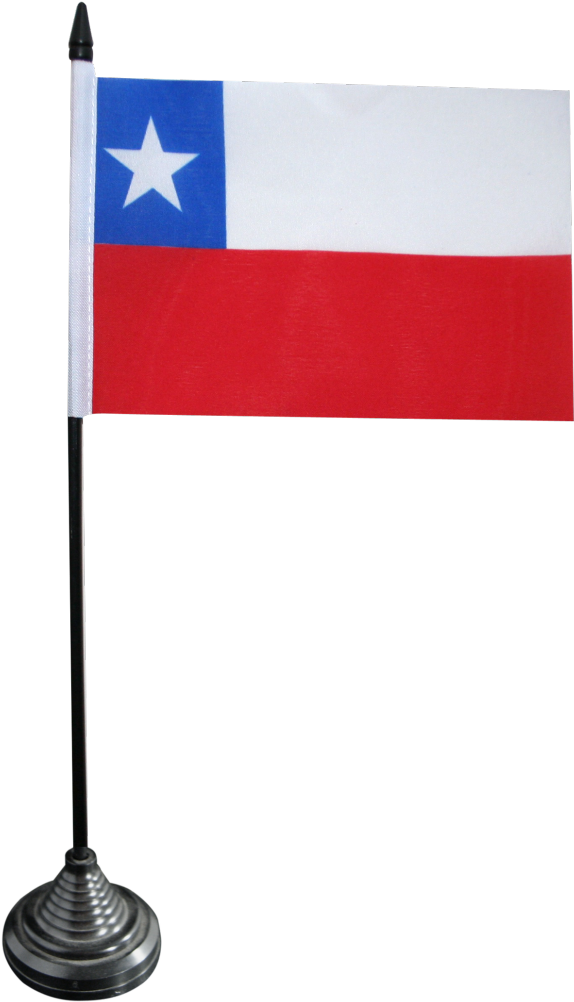 Chile Table Flag - Flag (1500x1176), Png Download