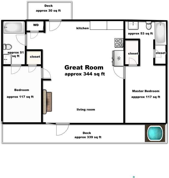 Floor Plan (1024x768), Png Download