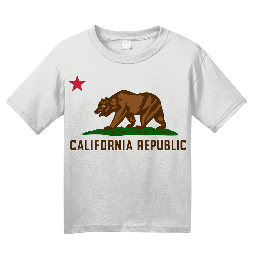 Youth White California State Flag - California Flag (1010x1005), Png Download
