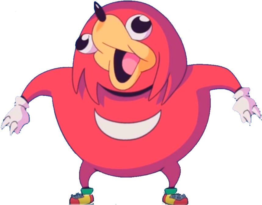 When Was Ugandan Knuckles A Meme Download Knuckles Meme Png - Ugandan Knuckles Png PNG Image with No