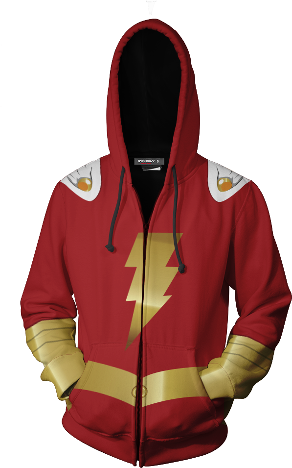 Shazam Suit Fan Zip Up Hoodie Fullprinted Zip Up Hoodie - Chaqueta Del Soldado Del Invierno (1024x1024), Png Download