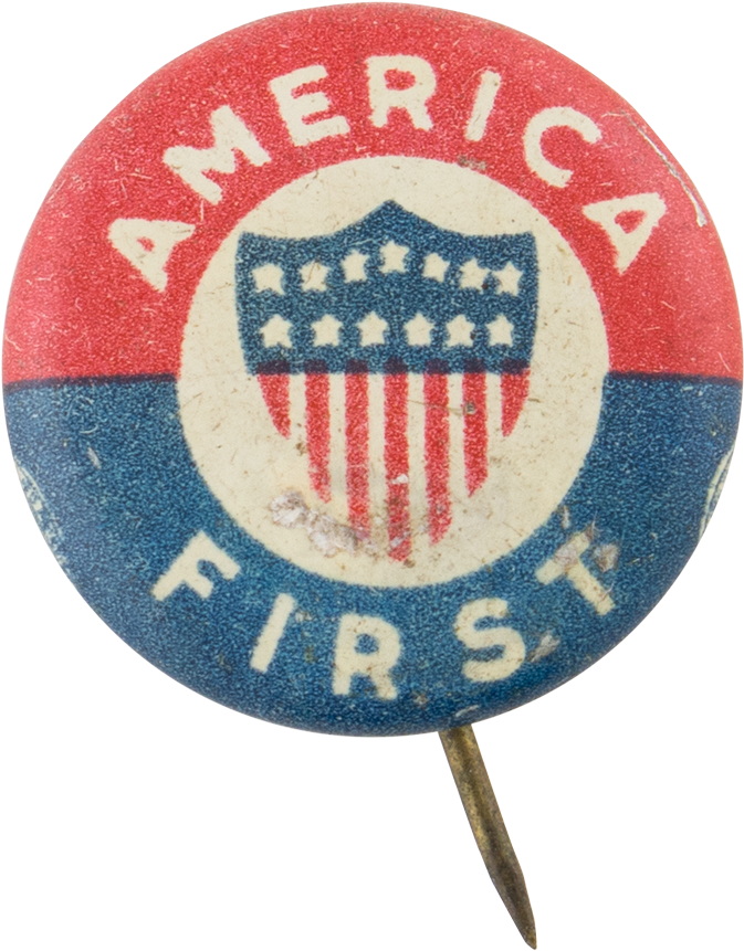 15 Replies 327 Retweets 497 Likes - America First Committee Button (1000x1042), Png Download