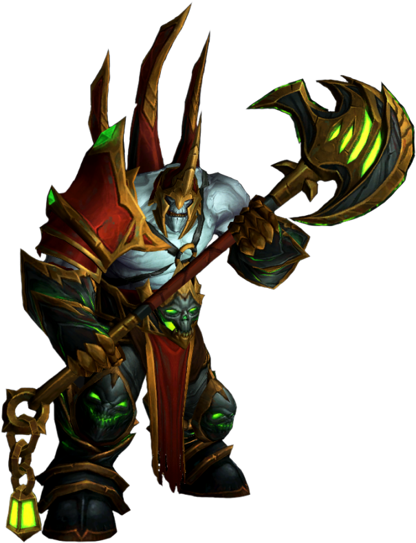 They Have Armoring On Their Backs Too And Some More - Fel Lord Zakuun (625x801), Png Download