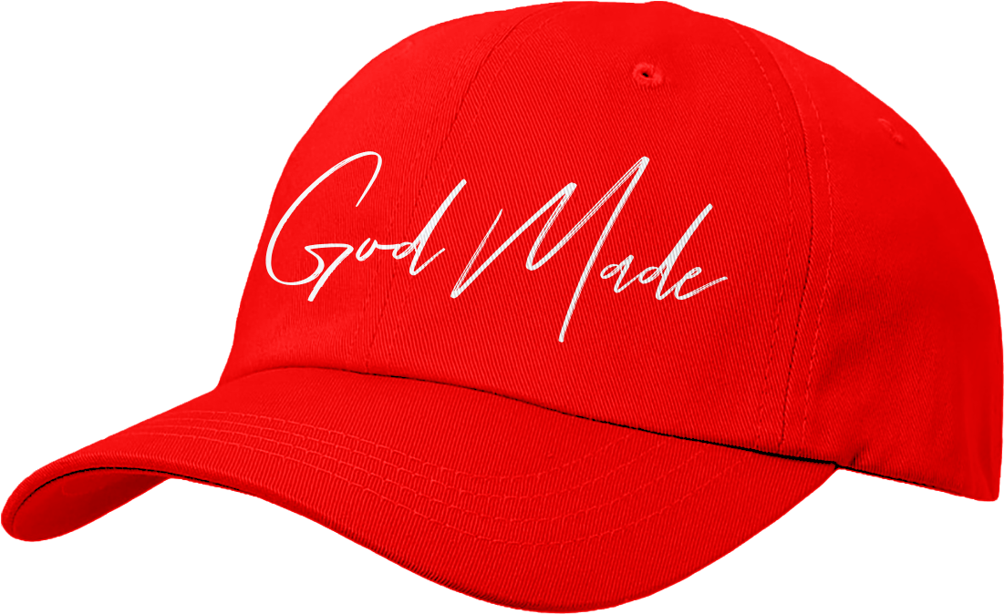 God Made Red Dad Hat - Adidas Hat Png Transparent (1200x1200), Png Download