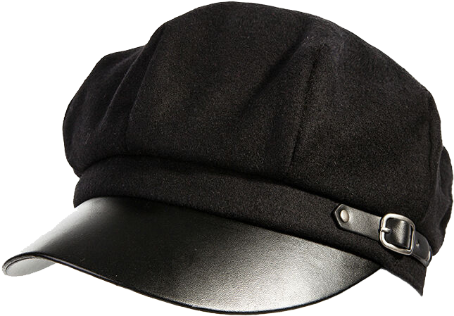 Cap Winter Beret Black - Baseball Cap (800x800), Png Download