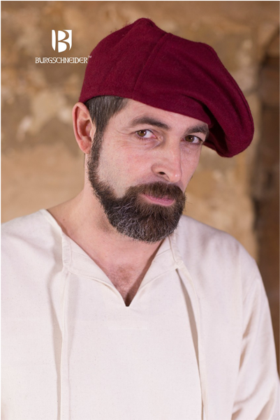 Wool Beret Harald Ideal For Larp, Sca And Costume - Beret (600x600), Png Download