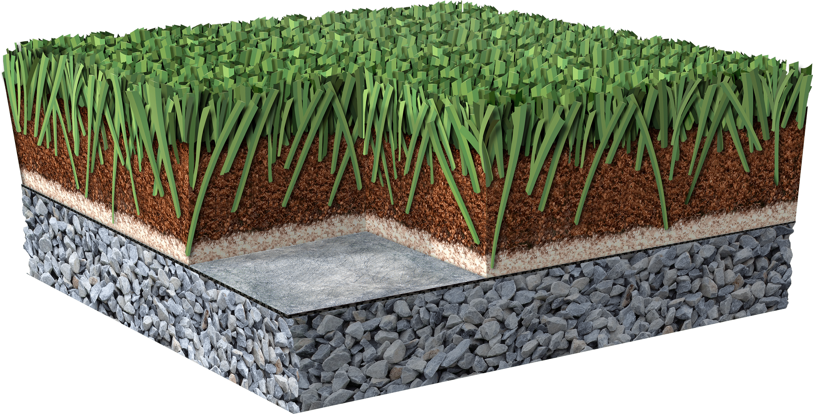 10 Jan Natural Greensport No Backings Short Gravel - Artificial Turf (3000x1616), Png Download
