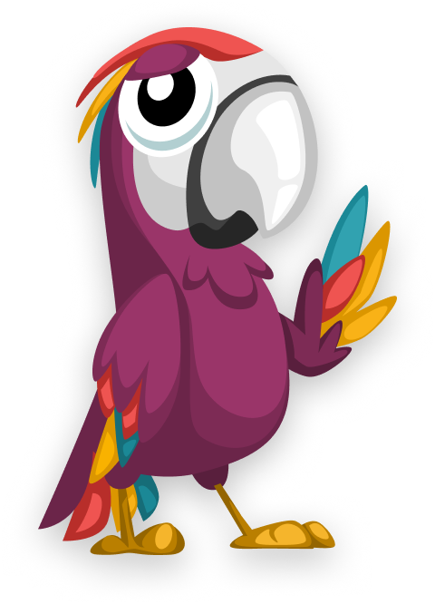 Parrot Making Sure - Macaw (480x666), Png Download