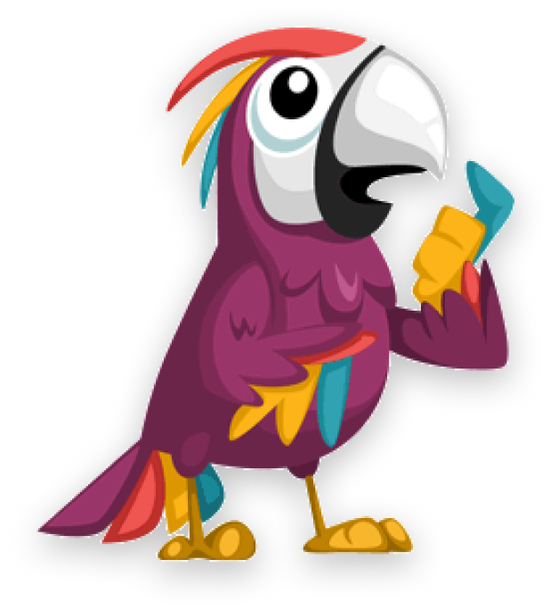 Parrot-oopsie - Macaw (621x756), Png Download