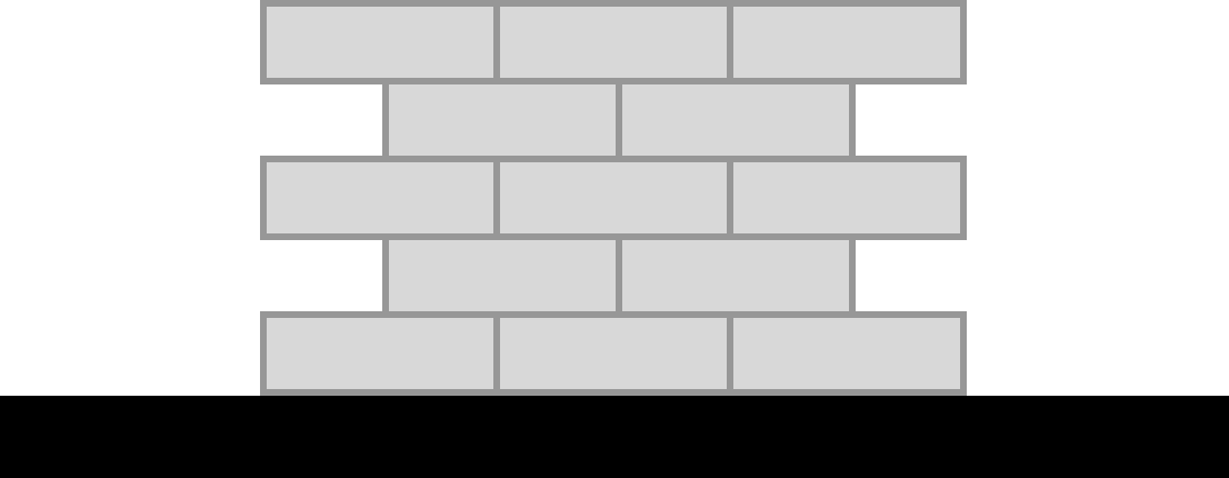 Counting From The Ground Up, Odd Rows Consist Of 3 - Monochrome (1106x430), Png Download