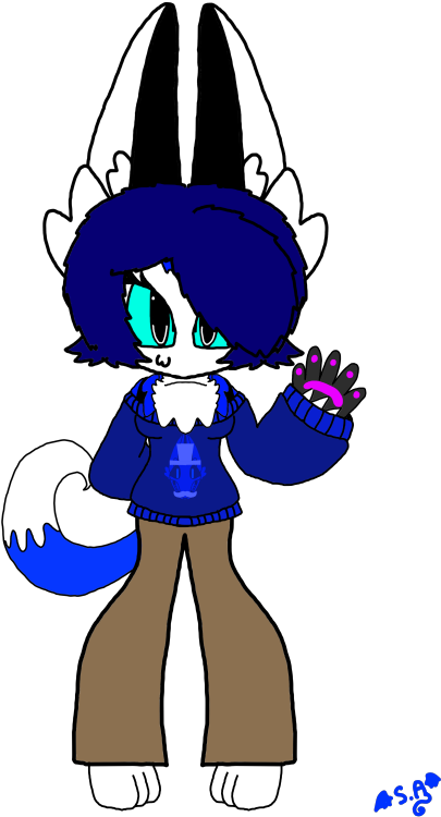 Hipster Fox On Tumblr - Cartoon (500x750), Png Download