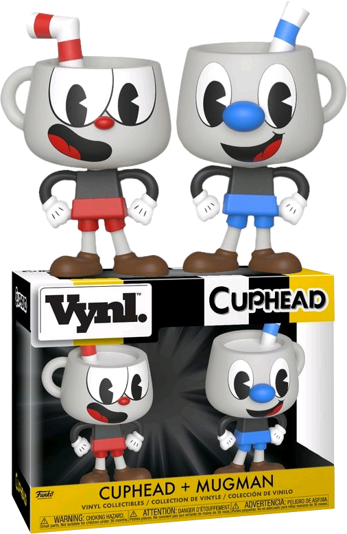 Cuphead & Mugman Vynl - Vinyl Cuphead And Mugman (506x778), Png Download
