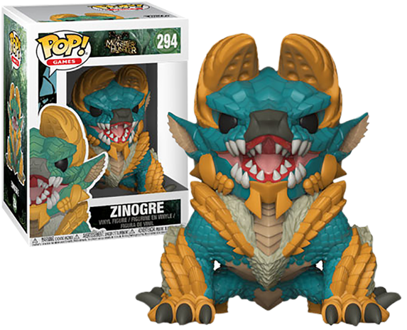 Figurine Pop Monster Hunter World (600x600), Png Download