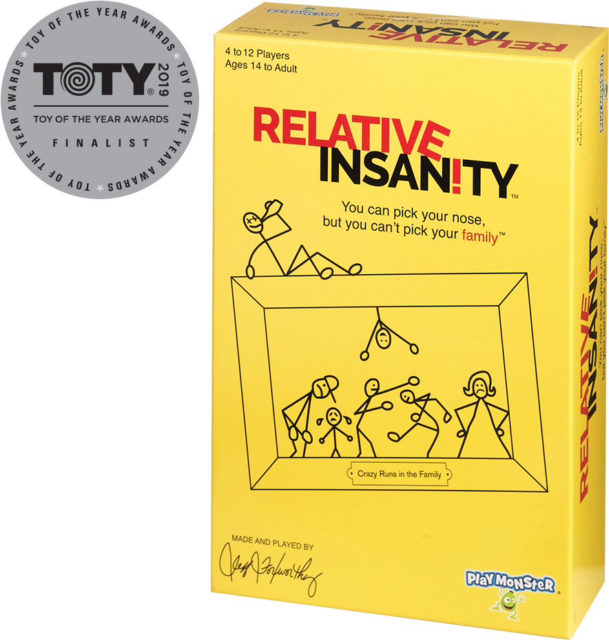Relative Insanity® - Jeff Foxworthy Board Game (1000x1000), Png Download