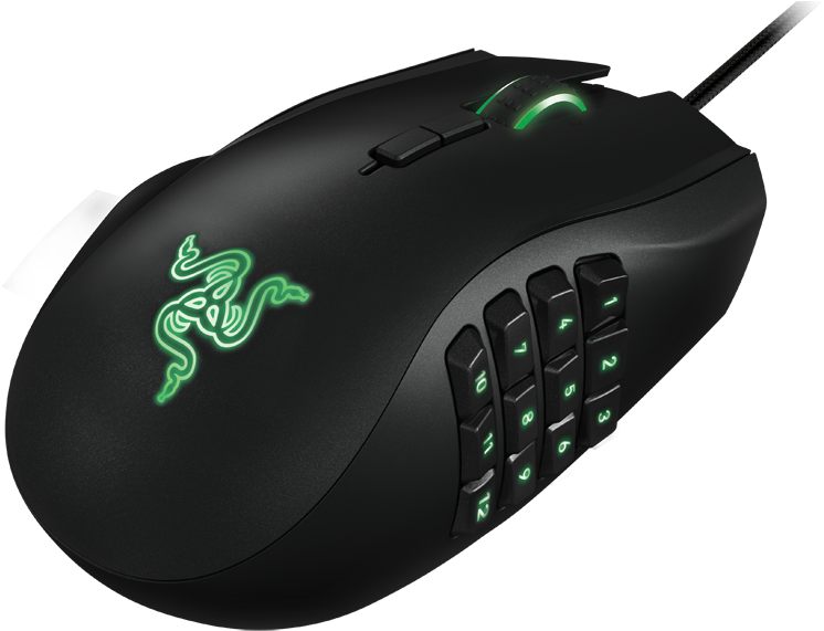 Gaming Mouse Png - Left Handed Razer Naga (800x600), Png Download