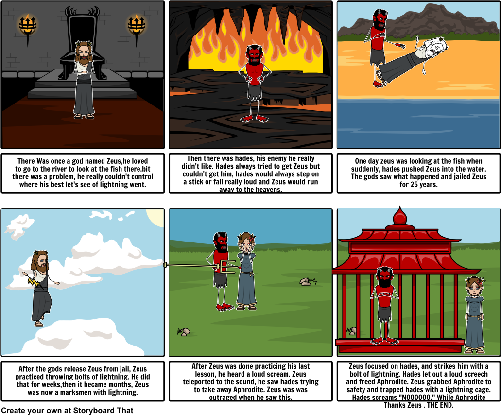 Zeus' Problem - Cartoon (1048x870), Png Download