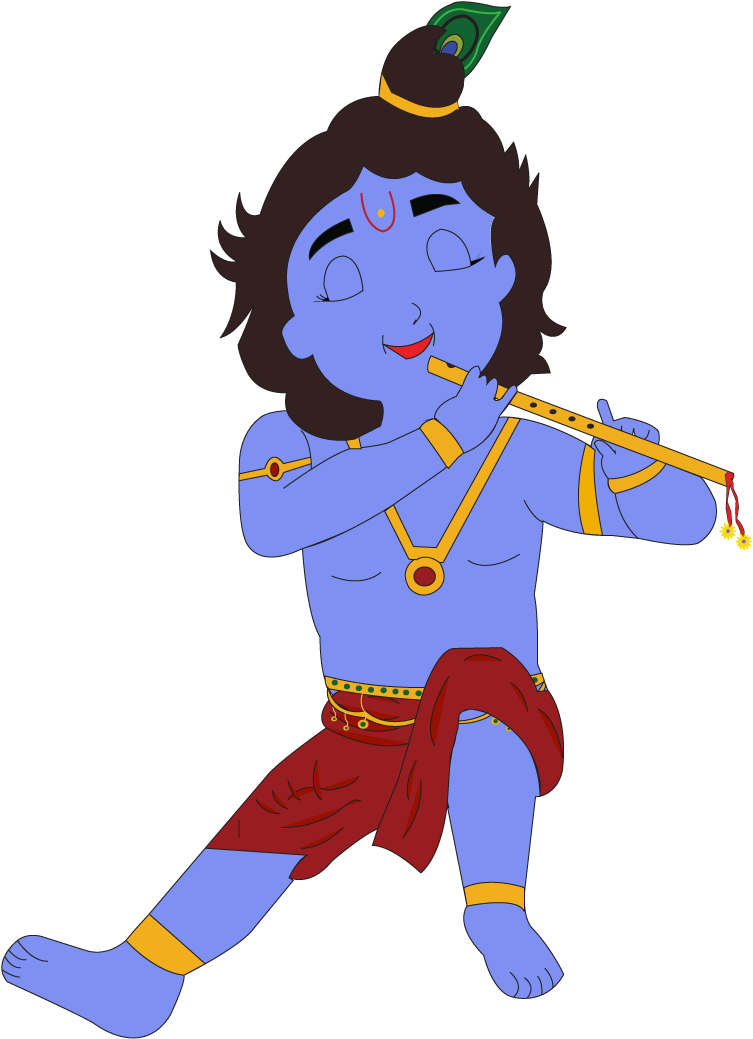 Krishna Clipart Kanha - Happy Janmashtami 2018 (1134x1134), Png Download
