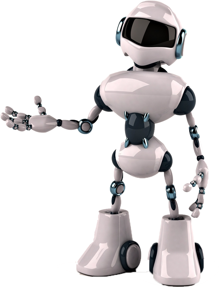 Robot Welcome (769x1004), Png Download