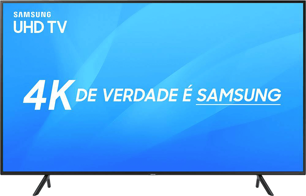 Smart Tv Led 40" Samsung Ultra Hd 4k 40nu7100 Com Conversor - Smart Tv Samsung 43 (1000x1000), Png Download