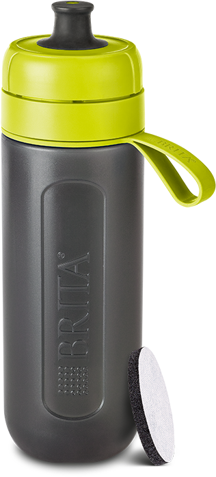 Active & 7 Microdisc Filters - Brita Water Bottle Fill And Go (880x880), Png Download